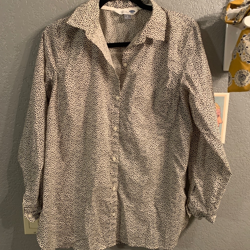 Leopard spotted tunic